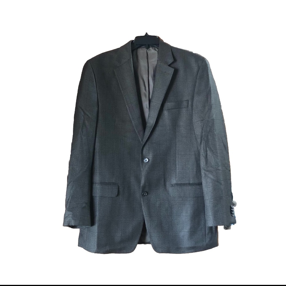 Michael Kors Plaid Blazer Sports Coat Jacket Size 42L
